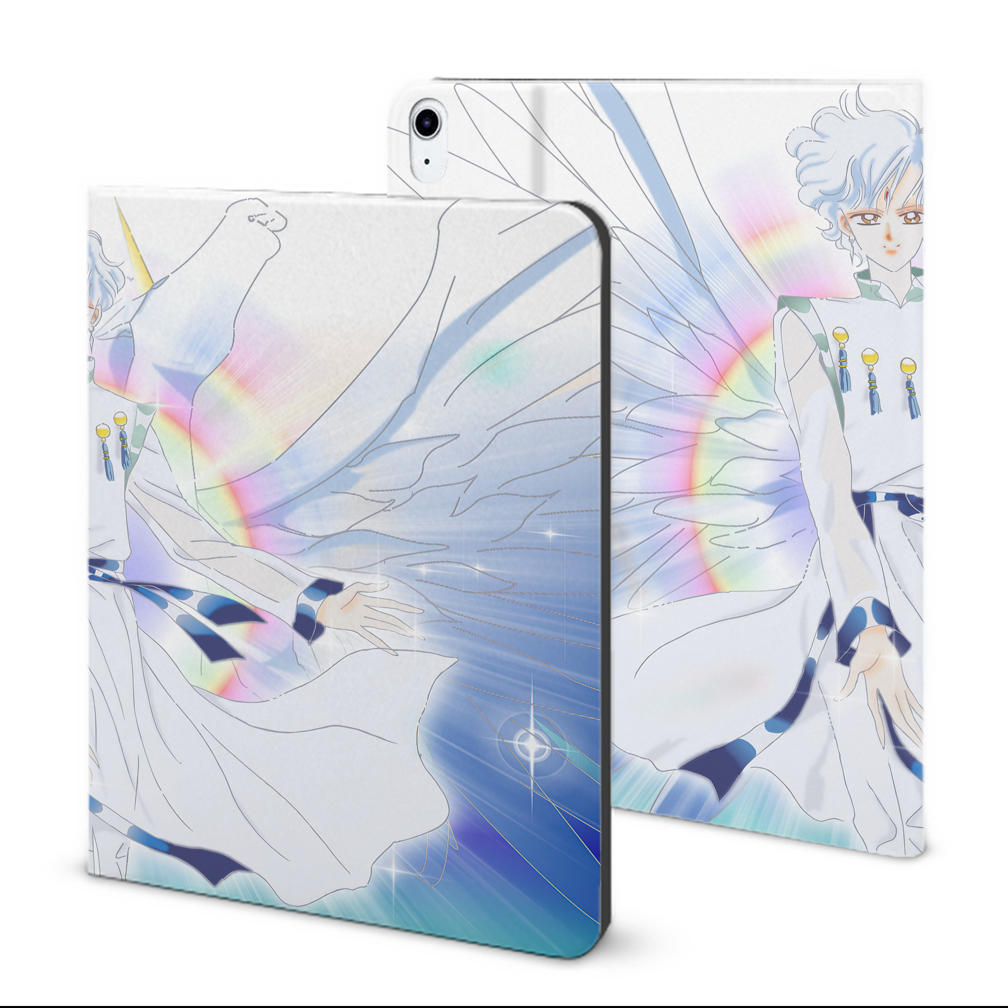 （画像用） 美少女戦士セーラームーン Sailor Moon IPad ケース ブック型 PUレザー TPU 耐衝撃 軽量 薄型 ペン収納なし 全面保護 IPad 各モデル対応